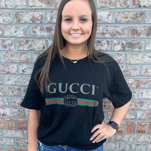 Gucci 1980 Vintage Print Women’s OversiZed Tee.